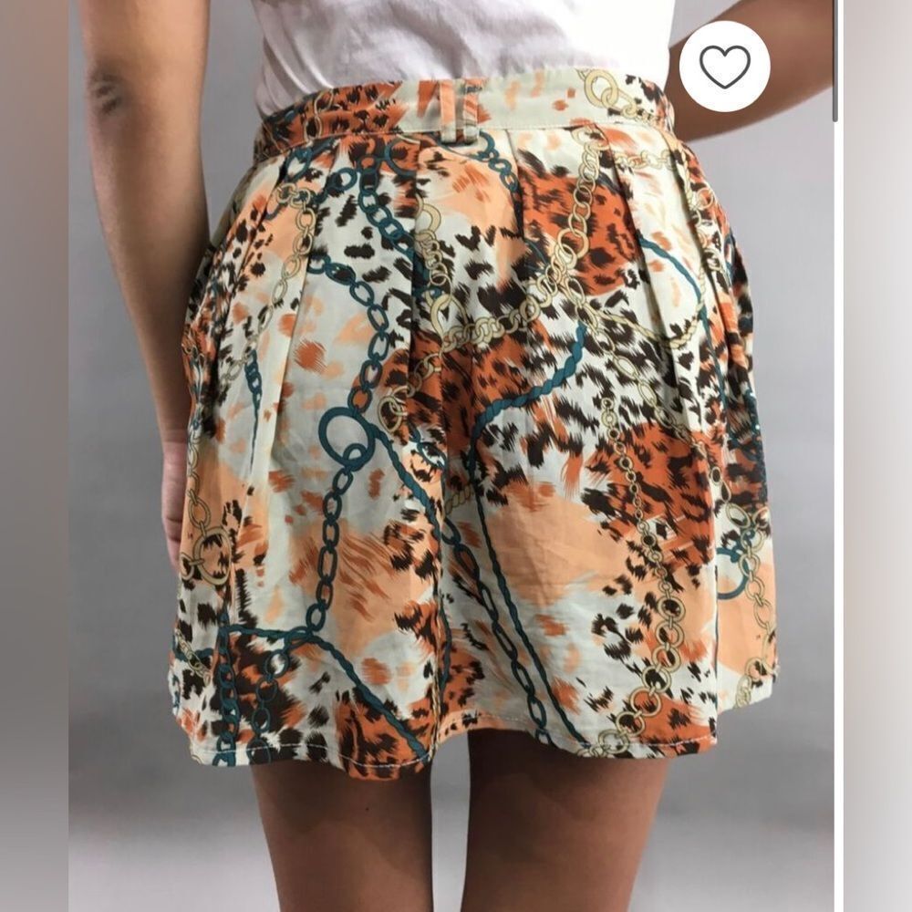 Alythea Leopard Print And Chain Print Button Fron… - image 2